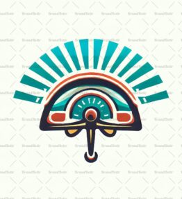 Abstraktes Retro